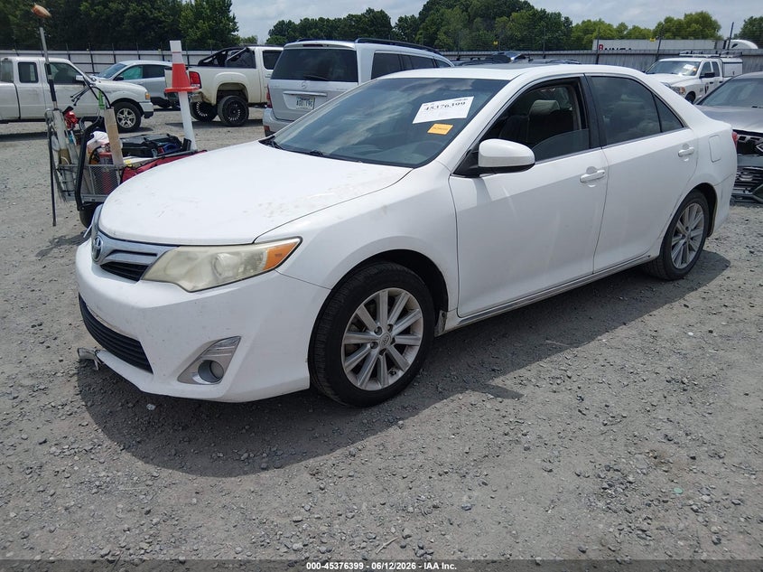 2012 Toyota Camry VIN 4T1BF1FK7CU526107 IAAI salvage auction — RIGHT FRONT, Salvage Title, sold $1,600 on 2026-08-08 (photo 2)