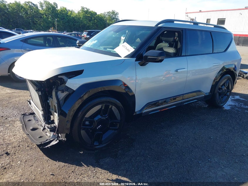 2024 Kia Ev9 VIN KNDAEFS56R6022905 IAAI salvage auction — FRONT END, Salvage - 75% Or Less (Maryland), sold $14,200 on 2026-07-11 (photo 2)