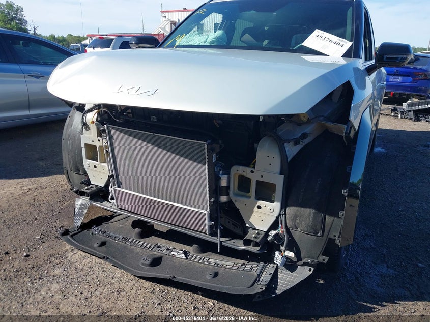 2024 Kia Ev9 VIN KNDAEFS56R6022905 IAAI salvage auction — FRONT END, Salvage - 75% Or Less (Maryland), sold $14,200 on 2026-07-11 (photo 6)