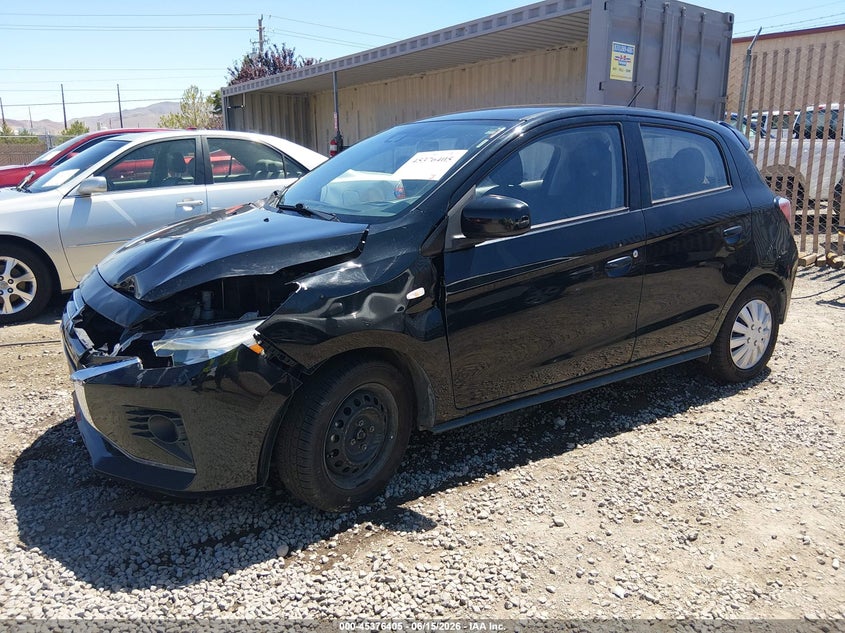 2021 Mitsubishi Mirage VIN ML32AUHJ5MH014416 IAAI salvage auction — FRONT END, Salvage (Nevada), sold $1,600 on 2026-08-27 (photo 2)
