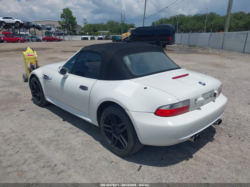 2000 BMW M VIN WBSCK9345YLC90171 IAAI salvage auction — FRONT END, Rebuildable (Florida), sold $3,750 on 2026-07-15 (photo 3)