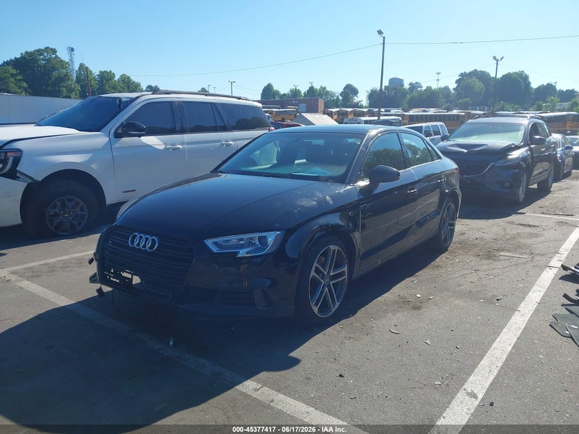 2020 Audi A3 VIN WAUAUGFF9LA075188 IAAI salvage auction — RIGHT FRONT, Salvage Title, sold $4,950 on 2026-07-30 (photo 2)