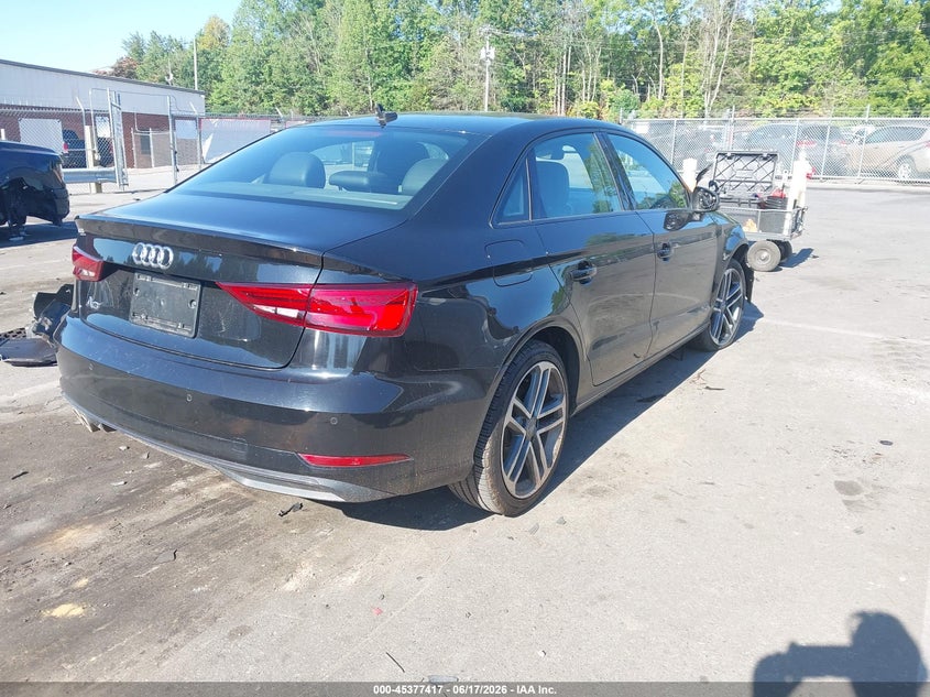 2020 Audi A3 VIN WAUAUGFF9LA075188 IAAI salvage auction — RIGHT FRONT, Salvage Title, sold $4,950 on 2026-07-30 (photo 4)