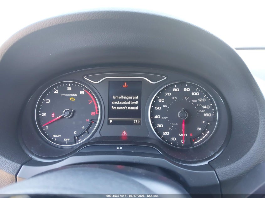 2020 Audi A3 VIN WAUAUGFF9LA075188 IAAI salvage auction — RIGHT FRONT, Salvage Title, sold $4,950 on 2026-07-30 (photo 7)