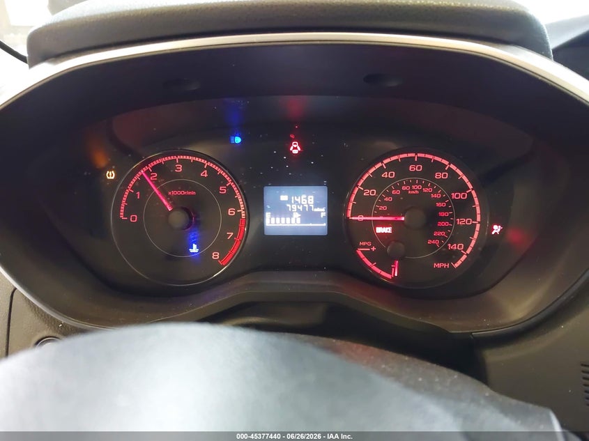 2019 Subaru Xv VIN JF2GTACC0KG350029 IAAI salvage auction — FRONT END, Salvage Title, sold $1,850 on 2026-07-20 (photo 7)