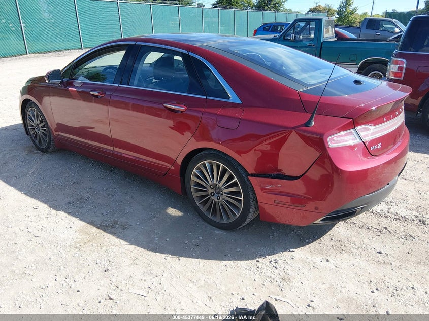 2013 Lincoln Mkz VIN 3LN6L2J95DR811787 IAAI salvage auction — REAR END, Salvage (Kentucky), sold $975 on 2026-07-10 (photo 3)