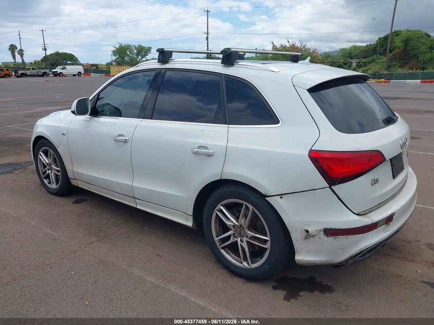 2017 Audi Q5 VIN WA1D7AFP7HA007096 IAAI salvage auction — NORMAL WEAR, Clear (Hawaii), sold $2,450 on 2026-07-21 (photo 3)