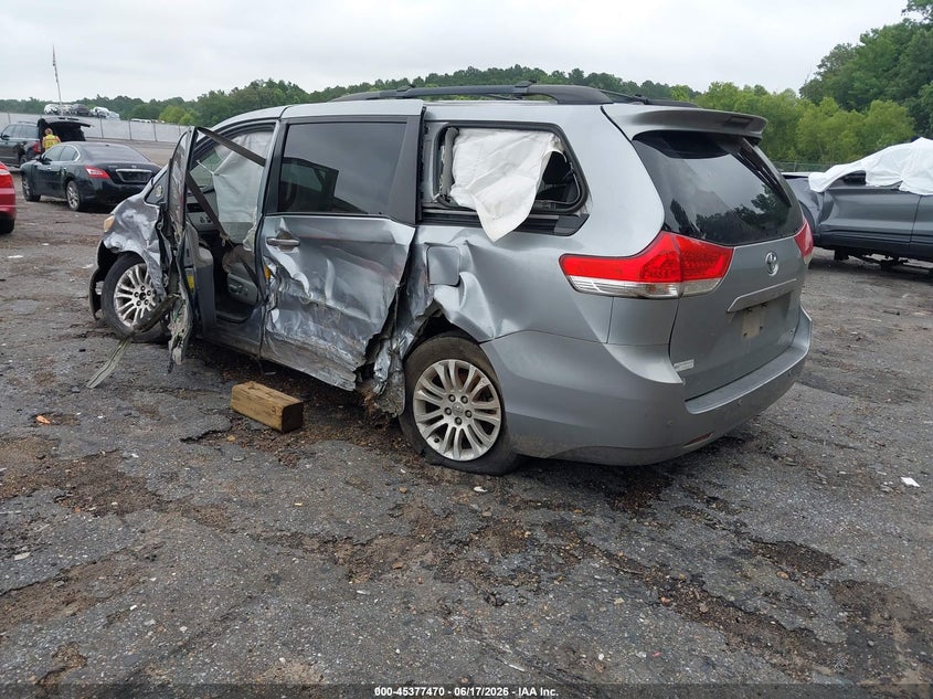2012 Toyota Sienna VIN 5TDYK3DC2CS192073 IAAI salvage auction — LEFT SIDE, Salvage (Mississippi), sold $1,000 on 2026-07-15 (photo 3)