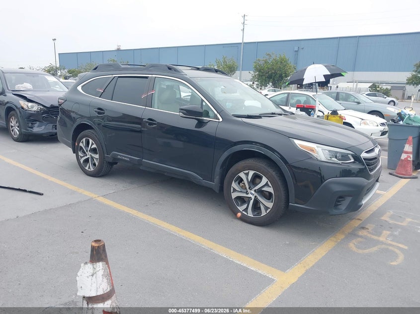 2021 Subaru Outback VIN 4S4BTGND4M3221881 IAAI salvage auction — LEFT SIDE, Salvage (California), sold $4,650 on 2026-07-19 (photo 1)