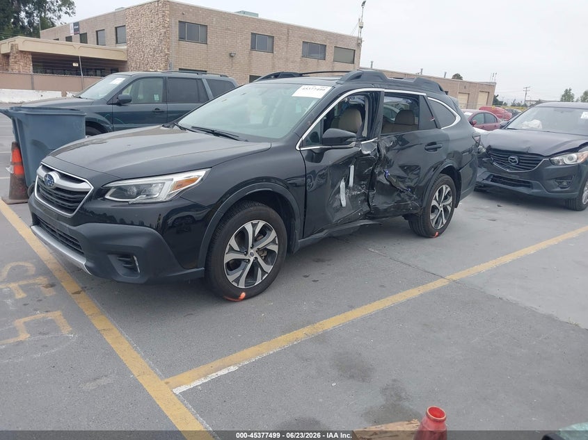 2021 Subaru Outback VIN 4S4BTGND4M3221881 IAAI salvage auction — LEFT SIDE, Salvage (California), sold $4,650 on 2026-07-19 (photo 2)