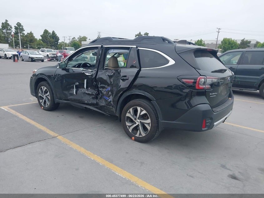 2021 Subaru Outback VIN 4S4BTGND4M3221881 IAAI salvage auction — LEFT SIDE, Salvage (California), sold $4,650 on 2026-07-19 (photo 3)