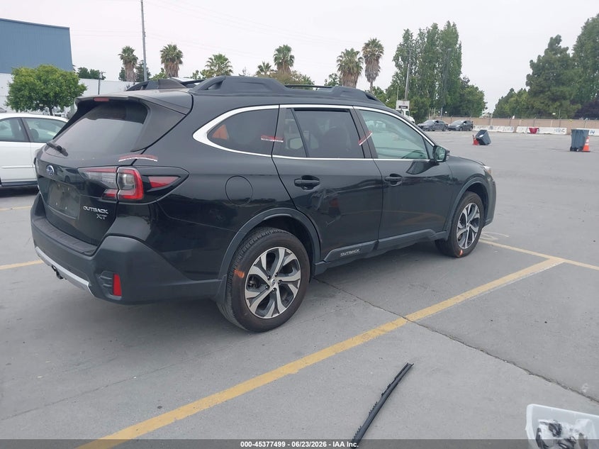 2021 Subaru Outback VIN 4S4BTGND4M3221881 IAAI salvage auction — LEFT SIDE, Salvage (California), sold $4,650 on 2026-07-19 (photo 4)