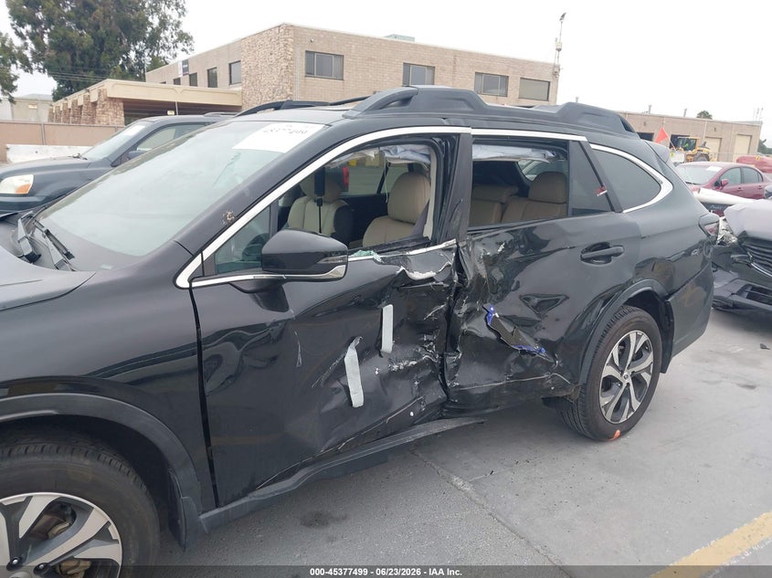 2021 Subaru Outback VIN 4S4BTGND4M3221881 IAAI salvage auction — LEFT SIDE, Salvage (California), sold $4,650 on 2026-07-19 (photo 6)
