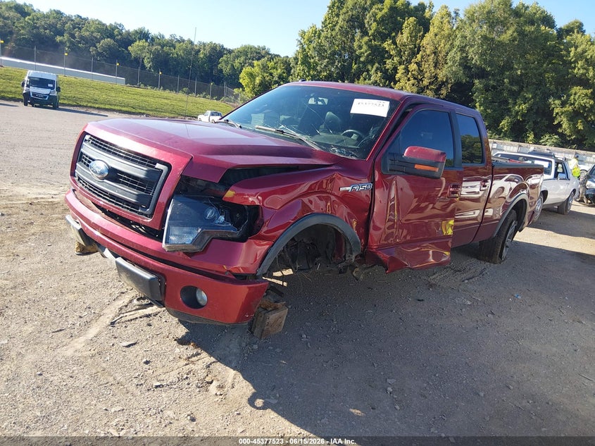 2014 Ford F-150 VIN 1FTFW1EF0EFC37863 IAAI salvage auction — LEFT SIDE, Clear (Tennessee), sold $1,100 on 2026-08-15 (photo 2)