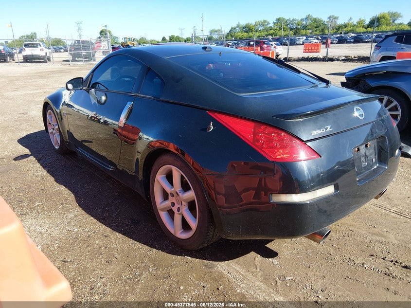 2006 Nissan 350z VIN JN1AZ34E36M351748 IAAI salvage auction — RIGHT FRONT, Clear (Indiana), sold $1,600 on 2026-07-08 (photo 3)