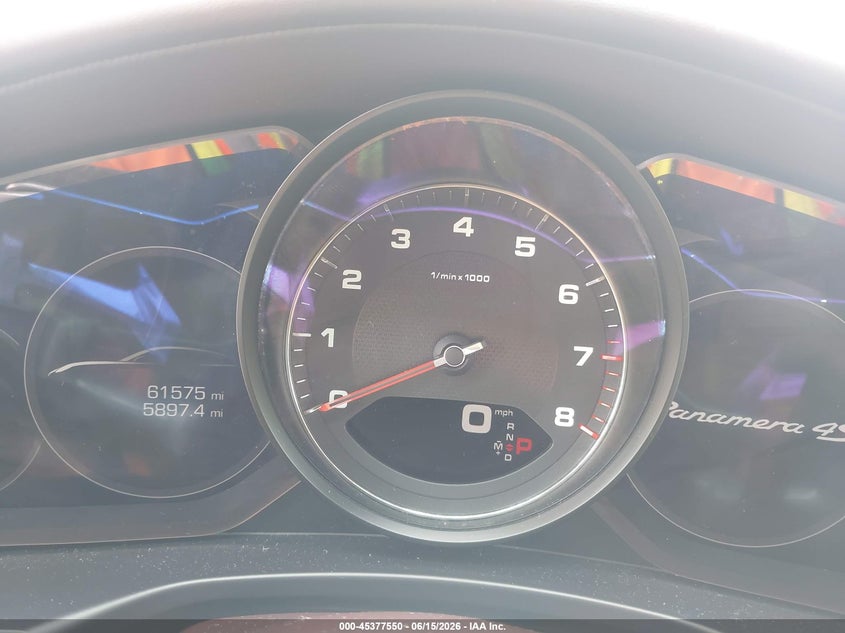 2018 Porsche Panamera VIN WP0AB2A74JL133091 IAAI salvage auction — FRONT & REAR, Salvage Title, sold $8,600 on 2026-07-26 (photo 7)