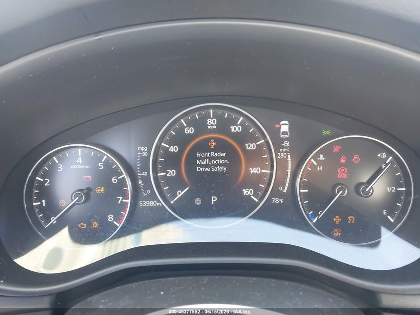 2021 Mazda 3 VIN JM1BPAJL2M1310993 IAAI salvage auction — FRONT END, Salvage (California), sold $1,350 on 2026-07-23 (photo 7)