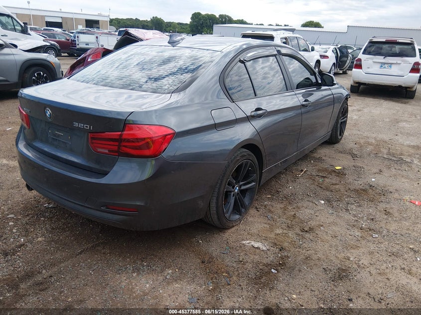 2016 BMW 3er VIN WBA8E5G59GNT41281 IAAI salvage auction — FRONT END, Rebuilt (Oklahoma), sold $3,000 on 2026-07-24 (photo 4)