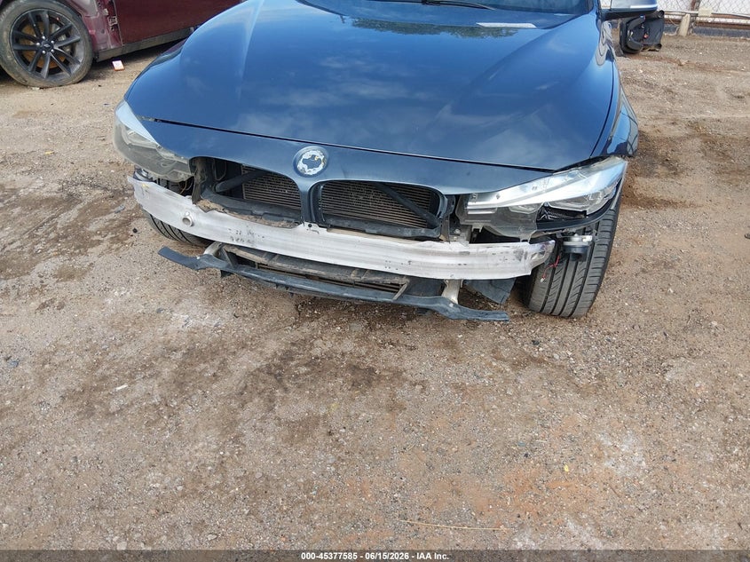 2016 BMW 3er VIN WBA8E5G59GNT41281 IAAI salvage auction — FRONT END, Rebuilt (Oklahoma), sold $3,000 on 2026-07-24 (photo 6)