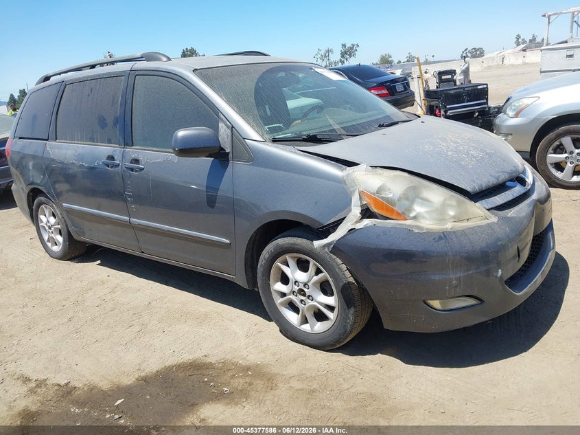 2006 Toyota Sienna VIN 5TDZA22C56S458405 IAAI salvage auction — UNKNOWN, Clear - Dealer Only (California), sold $600 on 2026-07-08 (photo 1)