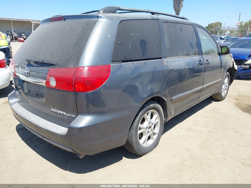 2006 Toyota Sienna VIN 5TDZA22C56S458405 IAAI salvage auction — UNKNOWN, Clear - Dealer Only (California), sold $600 on 2026-07-08 (photo 4)