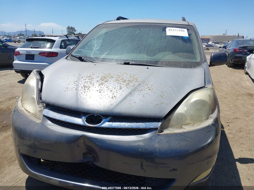 2006 Toyota Sienna VIN 5TDZA22C56S458405 IAAI salvage auction — UNKNOWN, Clear - Dealer Only (California), sold $600 on 2026-07-08 (photo 6)
