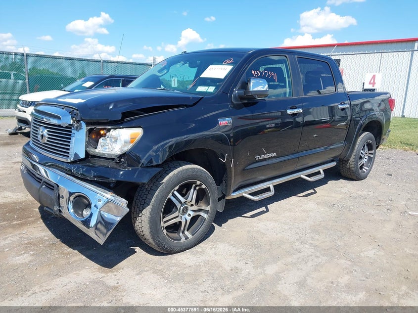 2010 Toyota Tundra VIN 5TFHW5F15AX115037 IAAI salvage auction — FRONT END, Mv-907A (New York), sold $4,800 on 2026-07-07 (photo 2)