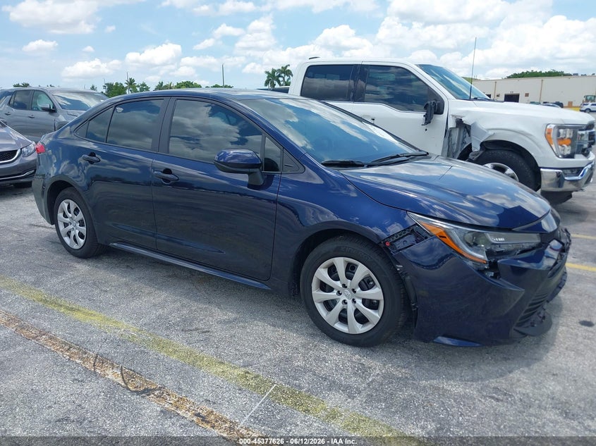 2026 Toyota Corolla VIN 5YFB4MDE3TP407475 IAAI salvage auction — FRONT END, Rebuildable (Florida), sold $9,000 on 2026-07-09 (photo 1)