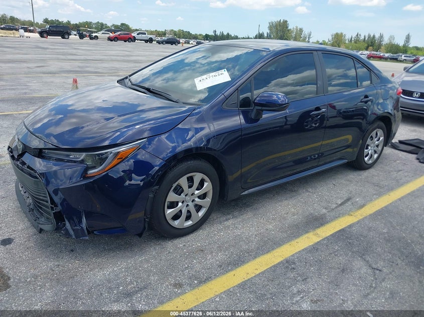 2026 Toyota Corolla VIN 5YFB4MDE3TP407475 IAAI salvage auction — FRONT END, Rebuildable (Florida), sold $9,000 on 2026-07-09 (photo 2)