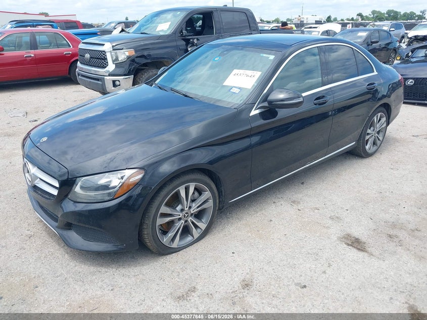 2018 Mercedes-benz C-klasse VIN WDDWF4JB9JR419788 IAAI salvage auction — SIDE, Original (Texas), sold $6,600 on 2026-08-15 (photo 2)