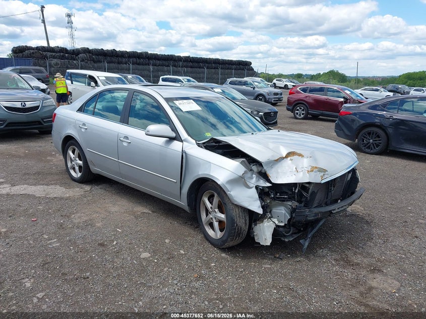 2006 Hyundai Sonata VIN 5NPEU46F26H074755 IAAI salvage auction — FRONT END, Salvage (Pennsylvania), sold $25 on 2026-07-24 (photo 1)