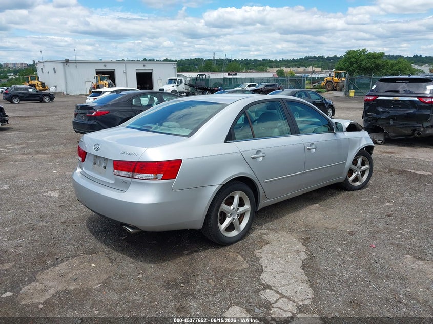2006 Hyundai Sonata VIN 5NPEU46F26H074755 IAAI salvage auction — FRONT END, Salvage (Pennsylvania), sold $25 on 2026-07-24 (photo 4)