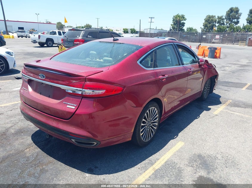 2017 Ford Fusion VIN 3FA6P0K90HR171172 IAAI salvage auction — RIGHT FRONT, Salvage Title, sold $1,450 on 2026-07-19 (photo 4)