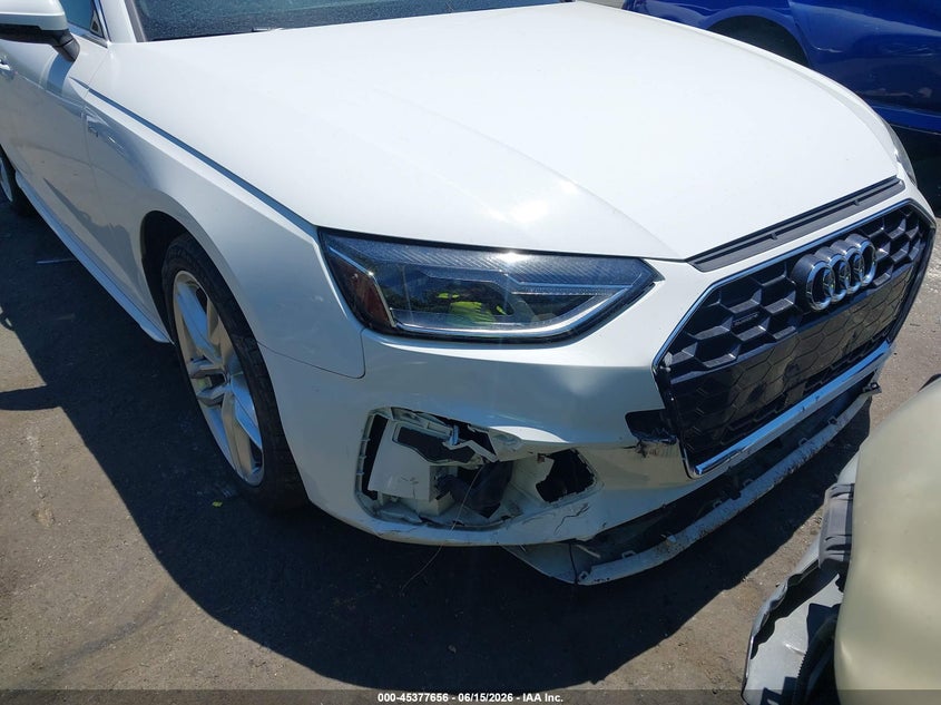 2020 Audi A4 VIN WAUDNAF4XLN006573 IAAI salvage auction — RIGHT FRONT, Salvage (North Carolina), sold $8,150 on 2026-07-16 (photo 6)