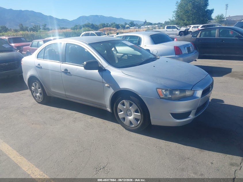 2008 Mitsubishi Lancer VIN JA3AU16U58U009076 IAAI salvage auction — NORMAL WEAR, Clear (Utah), sold $325 on 2026-07-09 (photo 1)