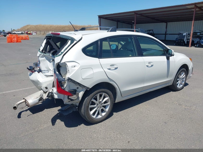 2013 Subaru Impreza VIN JF1GPAC63D1898874 IAAI salvage auction — REAR END, Salvage Title, sold $50 on 2026-07-22 (photo 4)