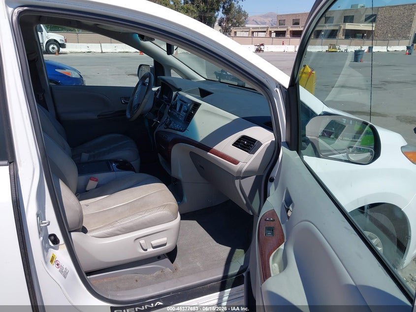 2014 Toyota Sienna VIN 5TDYK3DC3ES455111 IAAI salvage auction — LEFT REAR, Salvage (California), sold $2,950 on 2026-07-13 (photo 5)
