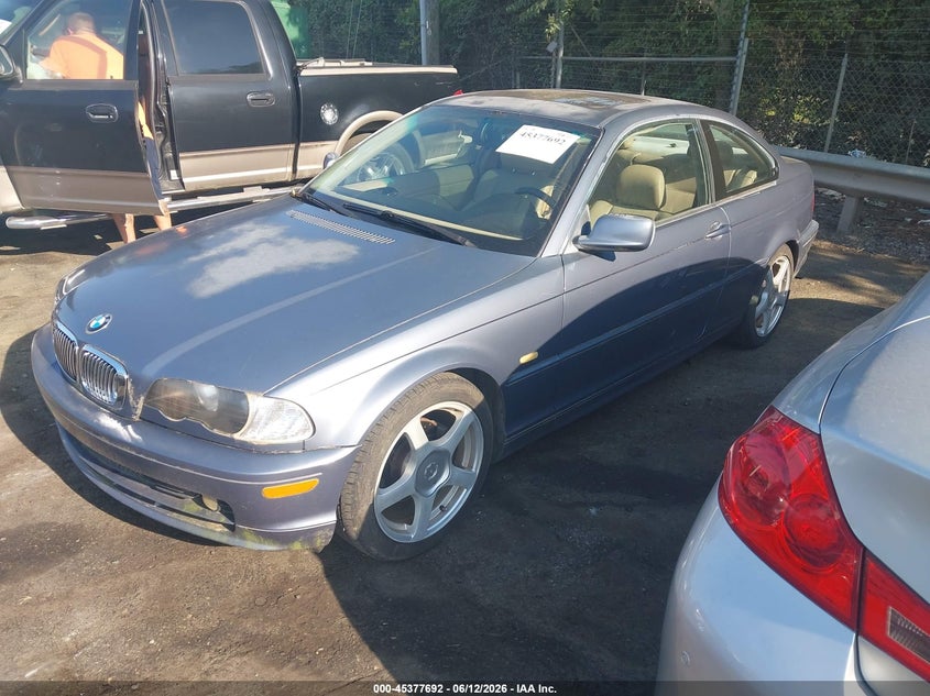 2000 BMW 3er VIN WBABM3344YJN86864 IAAI salvage auction — NORMAL WEAR, Clear (North Carolina), sold $500 on 2026-07-09 (photo 2)