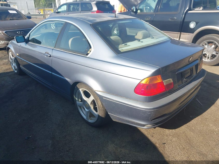2000 BMW 3er VIN WBABM3344YJN86864 IAAI salvage auction — NORMAL WEAR, Clear (North Carolina), sold $500 on 2026-07-09 (photo 3)