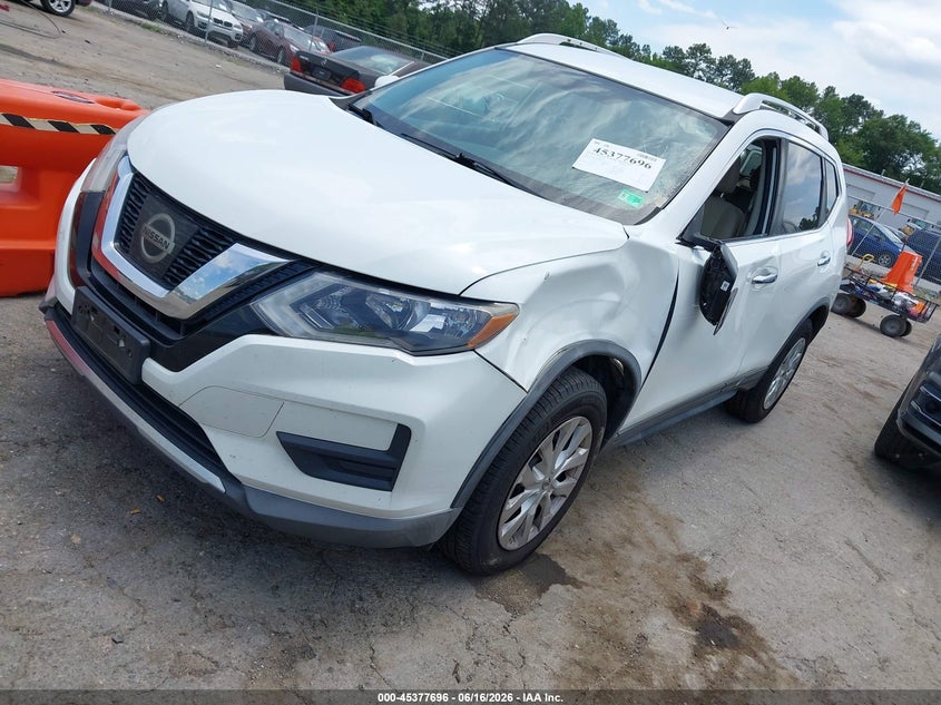 2017 Nissan Rogue VIN KNMAT2MV9HP582714 IAAI salvage auction — LEFT SIDE, Clear (Virginia), sold $1,300 on 2026-07-31 (photo 2)