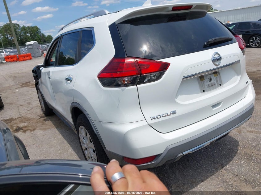 2017 Nissan Rogue VIN KNMAT2MV9HP582714 IAAI salvage auction — LEFT SIDE, Clear (Virginia), sold $1,300 on 2026-07-31 (photo 3)