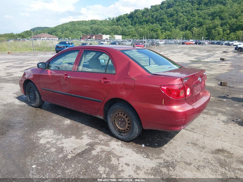 2008 Toyota Corolla VIN 2T1BR32E78C902459 IAAI salvage auction — FRONT & REAR, Salvage (West Virginia), sold $425 on 2026-07-18 (photo 3)