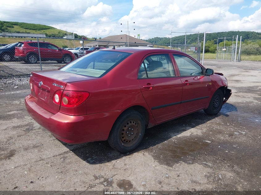 2008 Toyota Corolla VIN 2T1BR32E78C902459 IAAI salvage auction — FRONT & REAR, Salvage (West Virginia), sold $425 on 2026-07-18 (photo 4)