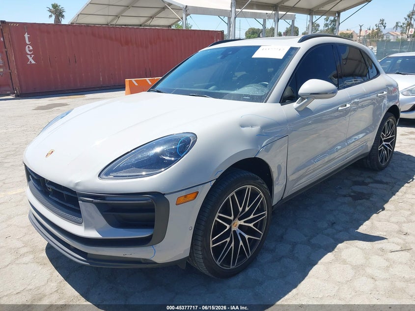 2023 Porsche Macan VIN WP1AA2A51PLB20209 IAAI salvage auction — LEFT SIDE, Salvage Title, sold $19,700 on 2026-07-29 (photo 2)