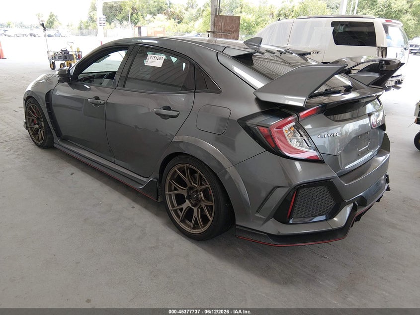 2017 Honda Civic VIN SHHFK8G74HU201112 IAAI salvage auction — RIGHT SIDE, Salvage Title, sold $6,800 on 2026-07-22 (photo 3)