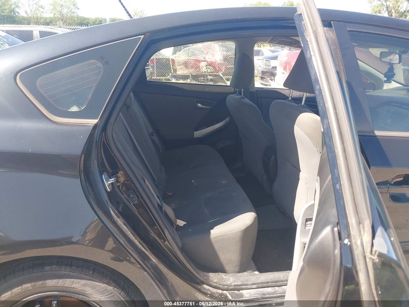 2012 Toyota Prius VIN JTDKN3DU0C5409440 IAAI salvage auction — SIDE, Regular Certificate (Iowa), sold $800 on 2026-07-28 (photo 8)