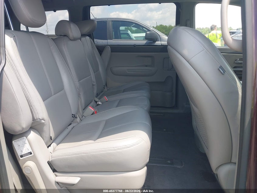 2016 Kia SEDONA VIN KNDMB5C1XG6171987 IAAI salvage auction — FRONT END, Salvage (North Carolina), sold $1,425 on 2026-07-22 (photo 8)