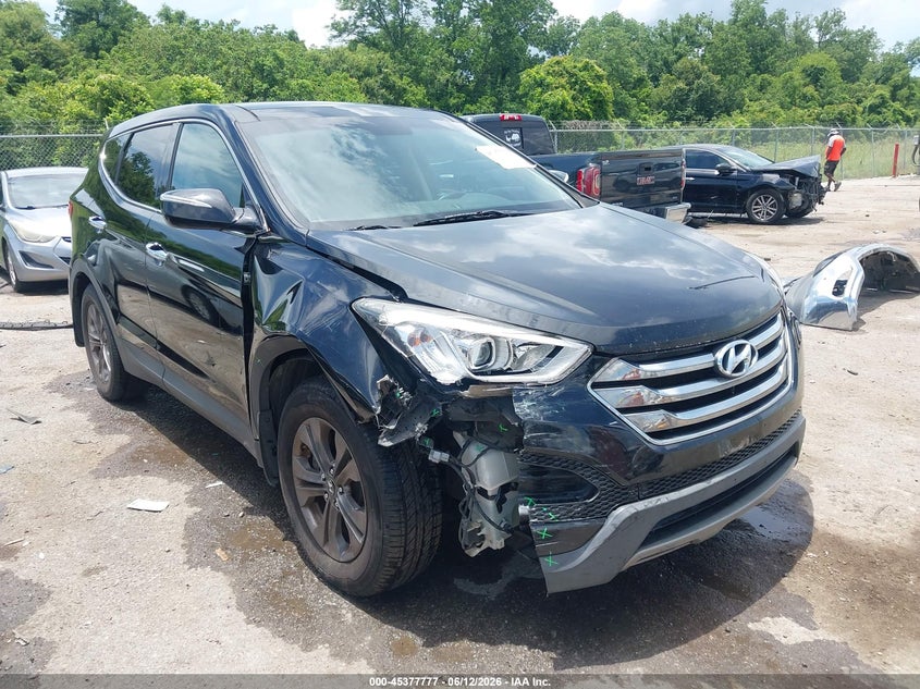 2013 Hyundai Santa fe VIN 5XYZU3LB1DG051338 IAAI salvage auction — FRONT END, Salvage (Louisiana), sold $1,050 on 2026-07-08 (photo 1)