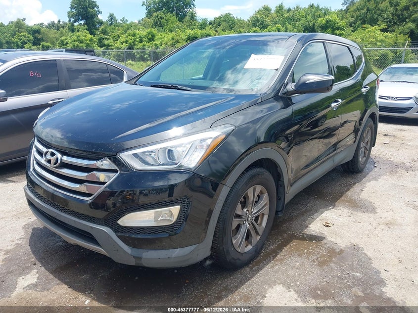 2013 Hyundai Santa fe VIN 5XYZU3LB1DG051338 IAAI salvage auction — FRONT END, Salvage (Louisiana), sold $1,050 on 2026-07-08 (photo 2)
