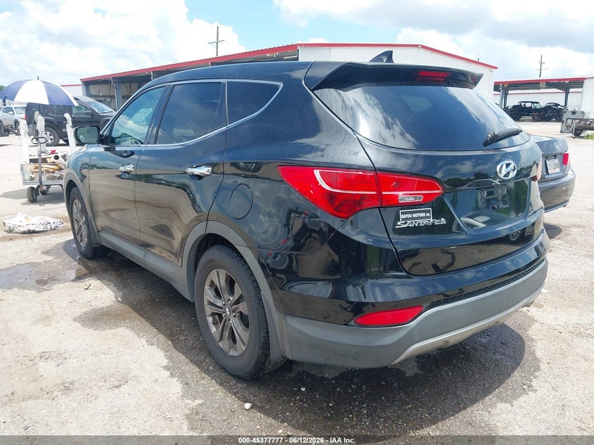 2013 Hyundai Santa fe VIN 5XYZU3LB1DG051338 IAAI salvage auction — FRONT END, Salvage (Louisiana), sold $1,050 on 2026-07-08 (photo 3)
